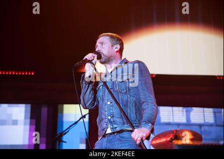 Photographs of Kaiser Chiefs performing at the OVO Hydro in Glasgow on the 11th November 2022 Stock Photo