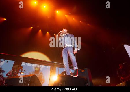 Photographs of Kaiser Chiefs performing at the OVO Hydro in Glasgow on the 11th November 2022 Stock Photo