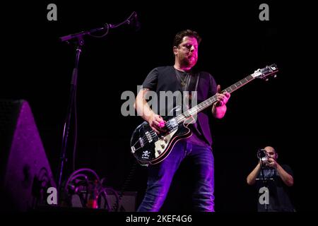 Glasgow, Scotland, UK. 11th Nov, 2022. Photographs of The Fratellis performing at the OVO Hydro in Glasgow on the 11th November 2022 Credit: Glasgow Green at Winter Time/Alamy Live News Stock Photo