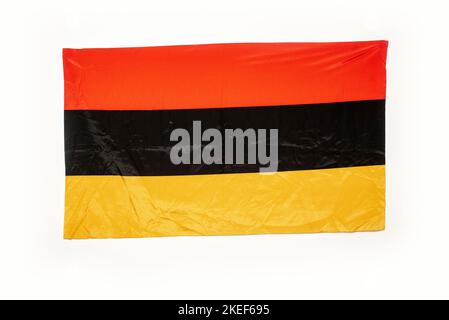 Germany flag isolated on white background Stock Photo
