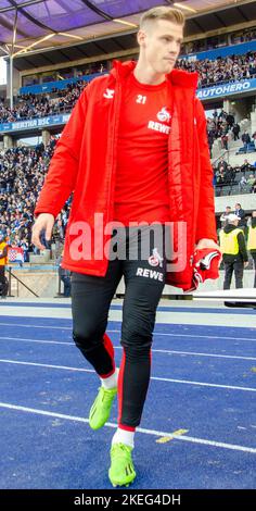 Berlin, Berlin, Germany. 12th Nov, 2022. FC Cologne forward STEFFEN TIGGES (21) walks to the bench before the Hertha BSC vs. FC Cologne Bundesliga match at the Olympiastadion in Berlin, Germany on November 12, 2022. (Credit Image: © Kai Dambach/ZUMA Press Wire) Stock Photo