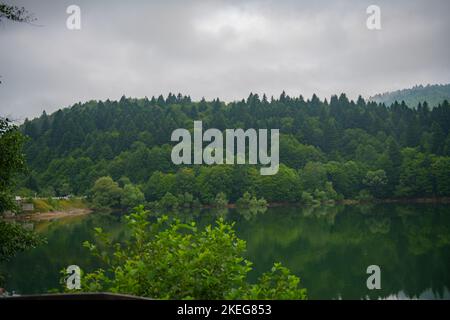 in Georgia, the Shaor reservoir is very beautiful Stock Photo