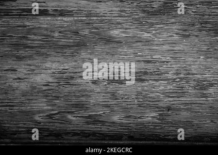 Wood texture background. Black and white distress weathered wood backdrop Stock Photo