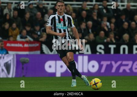 Newcastle on Saturday 12th November 2022. Newcastle United's Sven Botman during the Premier League match between Newcastle United and Chelsea at St. James's Park, Newcastle on Saturday 12th November 2022. (Credit: Michael Driver | MI News) Credit: MI News & Sport /Alamy Live News Stock Photo
