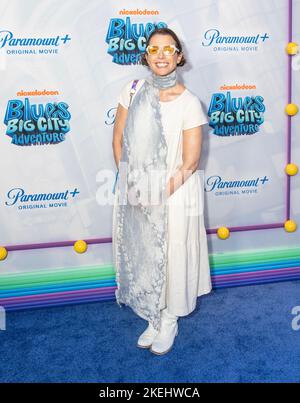 New York, USA. 12th Nov, 2022. Traci Paige Johnson attends premiere of Blue's Big City Adventure at Regal Union Square in New York on November 12, 2022. (Photo by Lev Radin/Sipa USA) Credit: Sipa USA/Alamy Live News Stock Photo