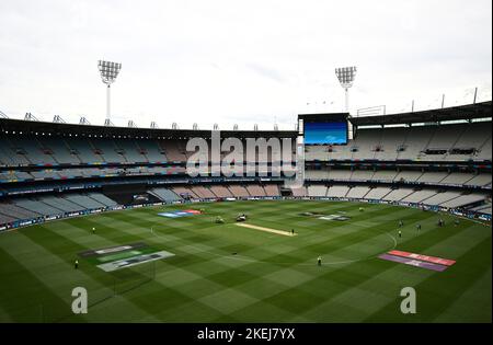 A general view ahead of the T20 World Cup Final match at the Melbourne Cricket Ground, Melbourne. Picture date: Sunday November 13, 2022. Stock Photo