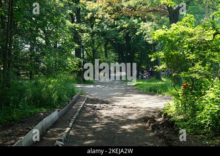 Van Cortlandt Park is a 1,146-acre park located in the borough of the Bronx  in New York City. Owned by the New York City Department of Parks and Recre  Stock Photo 