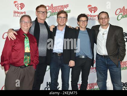 Los Angeles, USA. 13th Nov, 2022. Scott Schwartz, Zach Ward, Peter Billingsley, RD Robb and Ian Petrella walking the red carpet at the Warner Brothers and HBO Max Special Outdoor Screening of “A Christmas Story Christmas” at The Autry Museum at Griffith Park in Los Angeles, CA on November 12, 2022. (Photo By Scott Kirkland/Sipa USA) Credit: Sipa USA/Alamy Live News Stock Photo