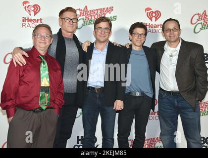 Los Angeles, USA. 13th Nov, 2022. Scott Schwartz, Zach Ward, Peter Billingsley, RD Robb and Ian Petrella walking the red carpet at the Warner Brothers and HBO Max Special Outdoor Screening of “A Christmas Story Christmas” at The Autry Museum at Griffith Park in Los Angeles, CA on November 12, 2022. (Photo By Scott Kirkland/Sipa USA) Credit: Sipa USA/Alamy Live News Stock Photo