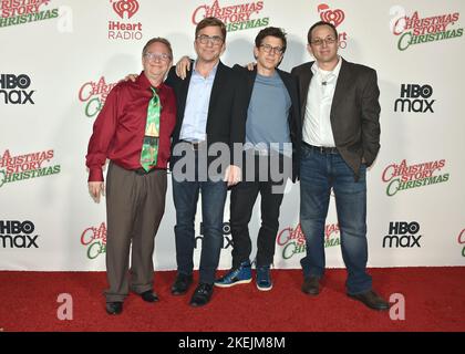 Los Angeles, USA. 13th Nov, 2022. Scott Schwartz, Peter Billingsley, RD Robb and Ian Petrella walking the red carpet at the Warner Brothers and HBO Max Special Outdoor Screening of “A Christmas Story Christmas” at The Autry Museum at Griffith Park in Los Angeles, CA on November 12, 2022. (Photo By Scott Kirkland/Sipa USA) Credit: Sipa USA/Alamy Live News Stock Photo