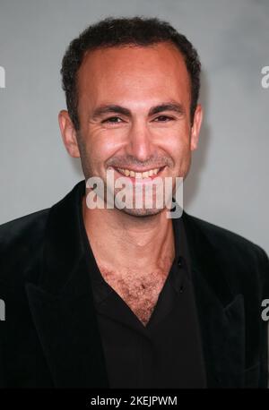 Khalid Abdalla  attends the world premiere of 'The Crown' Season 5 at Theatre Royal in London, England on November 08, 2022. Stock Photo