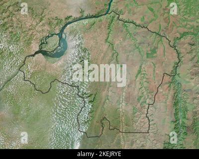 Kinshasa, province of Democratic Republic of the Congo. High resolution satellite map Stock Photo