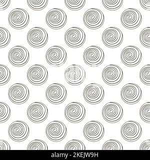 Cute pattern with sweets. Round Coloring lollipops seamless pattern. Candies. Print for cloth design, textile, fabric, wallpaper, wrapping Stock Vector