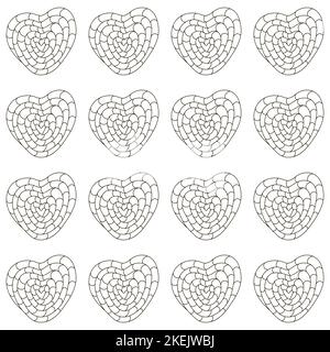 Cute pattern with sweets. Coloring lollipops seamless pattern. Candies. Print for cloth design, textile Stock Vector