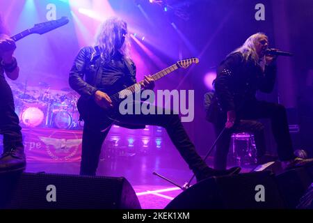 Saxon perform at O2 Guildhall on 12 November 2022 in Southampton, England Stock Photo