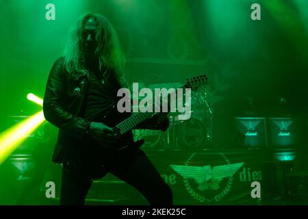 Saxon perform at O2 Guildhall on 12 November 2022 in Southampton, England Stock Photo