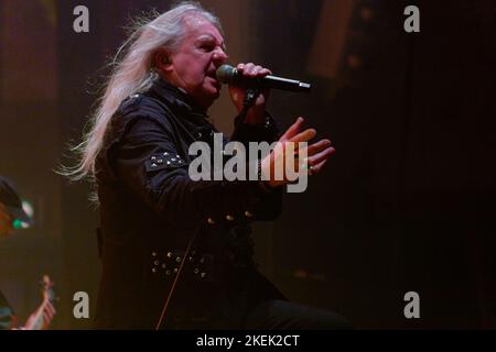 Saxon perform at O2 Guildhall on 12 November 2022 in Southampton, England Stock Photo