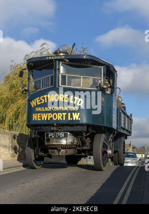 Steam Lorry Stock Photo