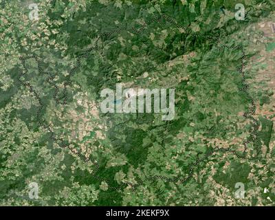 Karlovarsky, Region Of Czech Republic. High Resolution Satellite Map ...