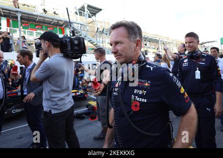 Sao Paulo, Brazil . 11th Nov, 2022. SAO PAULO, Brazil, 12. November 2022; Christian Horner, Principal of the Red Bull Racing during the GP DO BRASIL DE FORMULA 1, Autodromo de Interlagos - F1 GP BRAZIL 2022 - Formel 1 Grand Prix Brasilien - Formula One, Formel 1, Formule 1 - fee liable image - Photo Credit: © Cristiano Andujar/ATP images Credit: SPP Sport Press Photo. /Alamy Live News Stock Photo