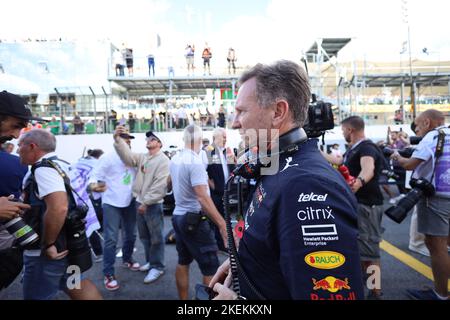 Sao Paulo, Brazil . 11th Nov, 2022. SAO PAULO, Brazil, 12. November 2022; Christian Horner, Principal of the Red Bull Racing during the GP DO BRASIL DE FORMULA 1, Autodromo de Interlagos - F1 GP BRAZIL 2022 - Formel 1 Grand Prix Brasilien - Formula One, Formel 1, Formule 1 - fee liable image - Photo Credit: © Cristiano Andujar/ATP images Credit: SPP Sport Press Photo. /Alamy Live News Stock Photo