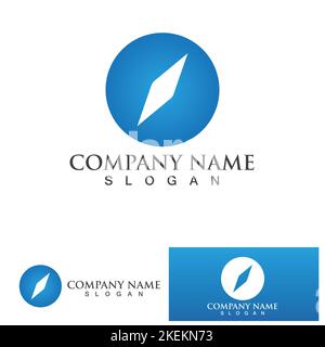 compas icon.flat illustration of compas-vector icon compas sign symbol. Stock Vector