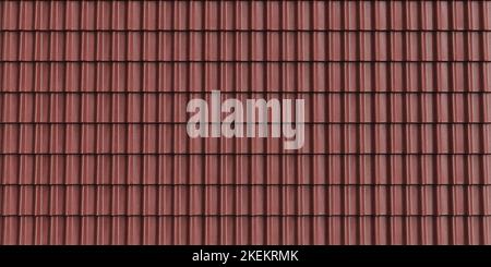 3d illustration of roof ceramic texture in interior and architecture, background Stock Photo