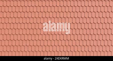 3d illustration of roof ceramic texture in interior and architecture, background Stock Photo