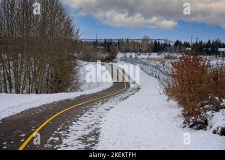university district Calgary Alberta Stock Photo