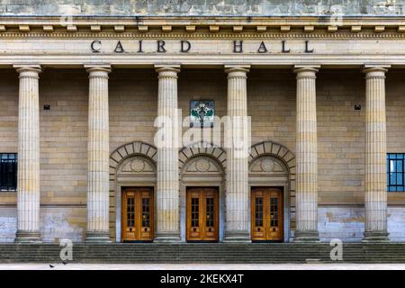 Entrance to the Caird Hall, City Square, Dundee, Scotland, UK Stock Photo