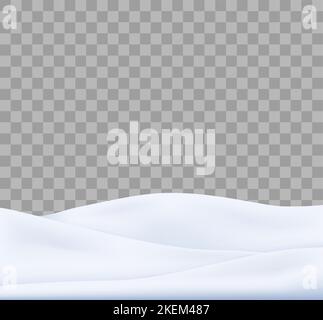 Snow background with many snowflakes. Winter backdrop. Vector illustration Stock Vector