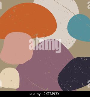 Designed grunge paper texture, background. Fashionable design of aged background. Stock Vector