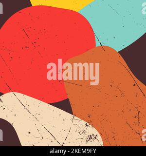 Retro background. Designed grunge paper texture, background. Stock Vector