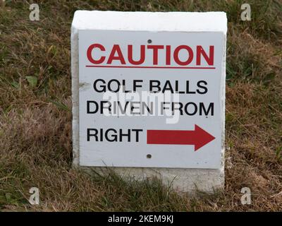 Warning Really Funny Golf Balls