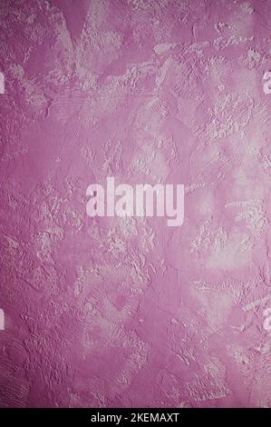 Abstract pink pastel color wall background close up view Stock Photo