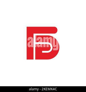 letter rd simple geometric arrow logo vector Stock Vector