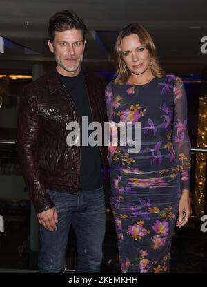 Greg Vaughan and Arianne Zucker arriving at the 'Days of Our Lives' Day of Days 2022 Fan Event held at the J.W. Marriott at LA LIVE in Los Angeles, CA on November 12, 2022. © Janet Gough / AFF-USA.COM Stock Photo