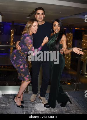 Arianne Zucker, Galen Gering and Elia Cantu arriving at the 'Days of Our Lives' Day of Days 2022 Fan Event held at the J.W. Marriott at LA LIVE in Los Angeles, CA on November 12, 2022. © Janet Gough / AFF-USA.COM Stock Photo