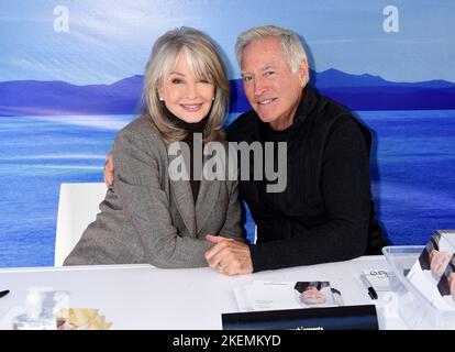 Deidre Hall and Drake Hogestyn arriving at the 'Days of Our Lives' Day of Days 2022 Fan Event held at the J.W. Marriott at LA LIVE in Los Angeles, CA on November 12, 2022. © Janet Gough / AFF-USA.COM Stock Photo