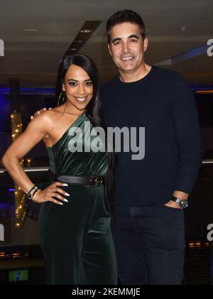 Elia Cantu and Galen Gering arriving at the 'Days of Our Lives' Day of Days 2022 Fan Event held at the J.W. Marriott at LA LIVE in Los Angeles, CA on November 12, 2022. © Janet Gough / AFF-USA.COM Stock Photo