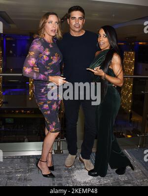 Arianne Zucker, Galen Gering and Elia Cantu arriving at the 'Days of Our Lives' Day of Days 2022 Fan Event held at the J.W. Marriott at LA LIVE in Los Angeles, CA on November 12, 2022. © Janet Gough / AFF-USA.COM Stock Photo