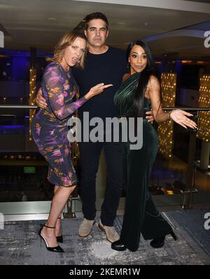 Arianne Zucker, Galen Gering and Elia Cantu arriving at the 'Days of Our Lives' Day of Days 2022 Fan Event held at the J.W. Marriott at LA LIVE in Los Angeles, CA on November 12, 2022. © Janet Gough / AFF-USA.COM Stock Photo