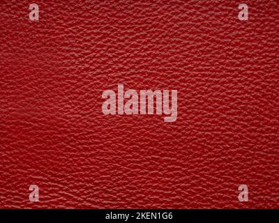 Red leather, skin natural with design lines pattern or red abstract background. Can use wallpaper or backdrop luxury event, design upholstered Stock Photo