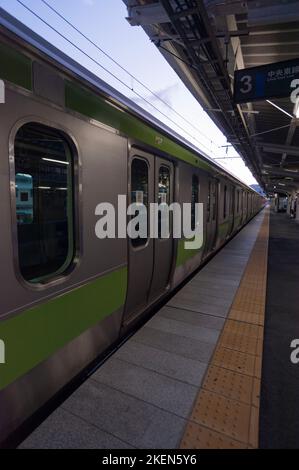 Nagano, Japan. Main train station as seen from the outside Stock Photo ...