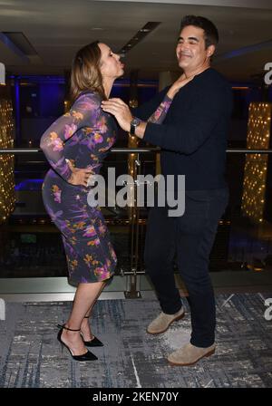 Arianne Zucker and Galen Gering arriving at the 'Days of Our Lives' Day of Days 2022 Fan Event held at the J.W. Marriott at LA LIVE in Los Angeles, CA on November 12, 2022. © Janet Gough / AFF-USA.COM Stock Photo