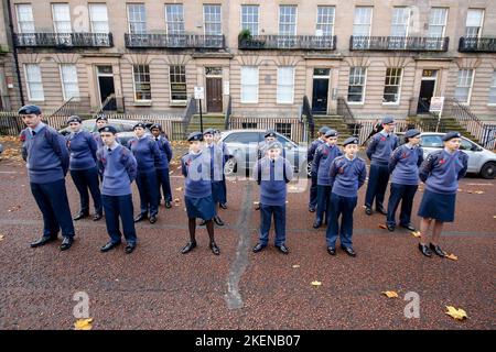 Remembrance Sunday 2022 The Cenotaph, Hamilton Square, Birkenhead Sunday 13th November 2022 Pic by Chris Stading Stock Photo