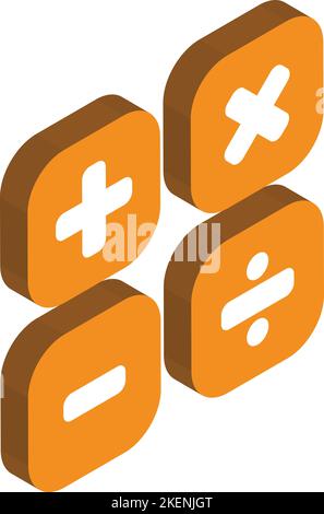 Plus minus in 3d style colorful buttons with shadows underneath ...