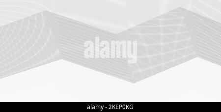 Guilloched background with thin broken grey lines. Subtle vector graphic pattern Stock Vector