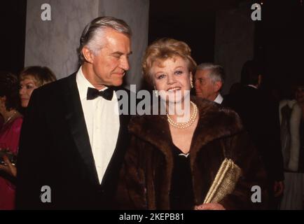 Angela Lansbury at the Tribute Gala Honoring Bud Court on November 24, 1987 at the Beverly Wilshire Hotel in Beverly Hills, California Credit: Ralph Dominguez/MediaPunch Stock Photo