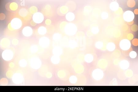 Abstract bokeh soft light background, Vector eps 10 illustration bokeh particles, Background decoration Stock Vector